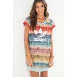 Adidas X Farm Menire Sweater Dress XS With Hip Pockets